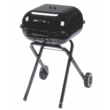 Extérieur portable pliant jambe Camping Hamburger Charcoal BBQ Grill